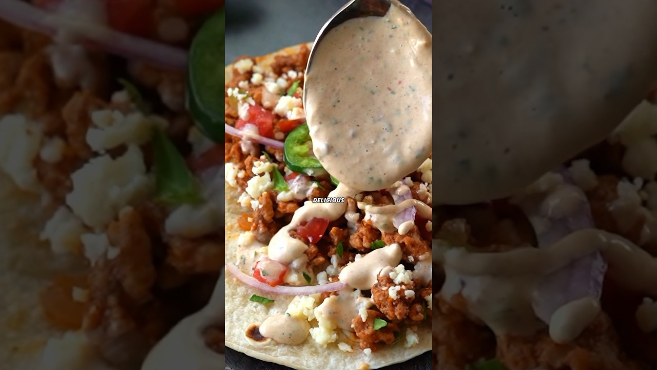 Easy Ground Pork Tacos Recipe #recipeoftheday