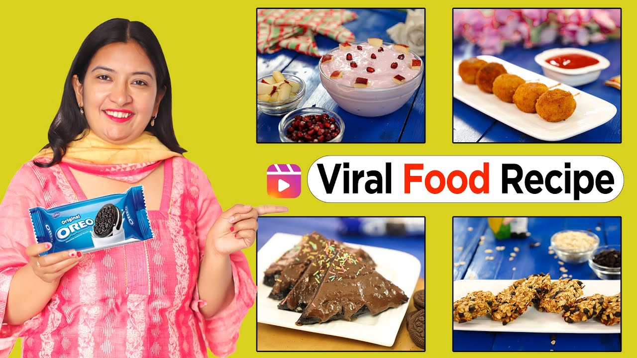 4 Tasty SNACKS Recipe for Kids/Teenager | Viral Snacks | CookWithNisha