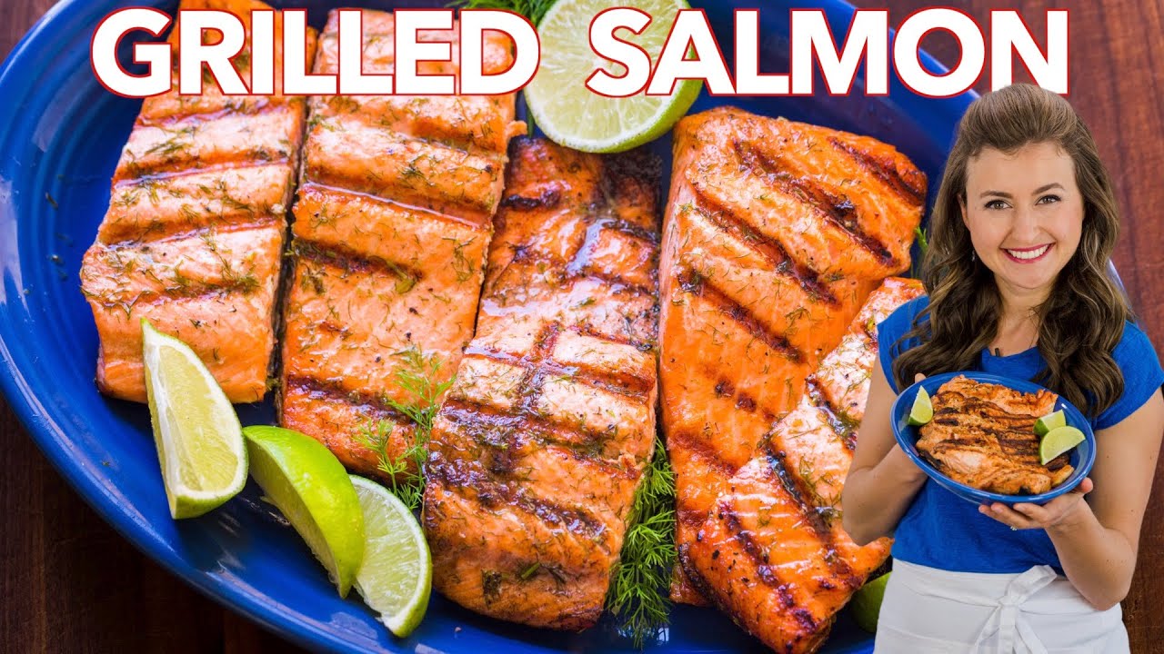 HOW TO GRILL SALMON with Garlic Lime Butter