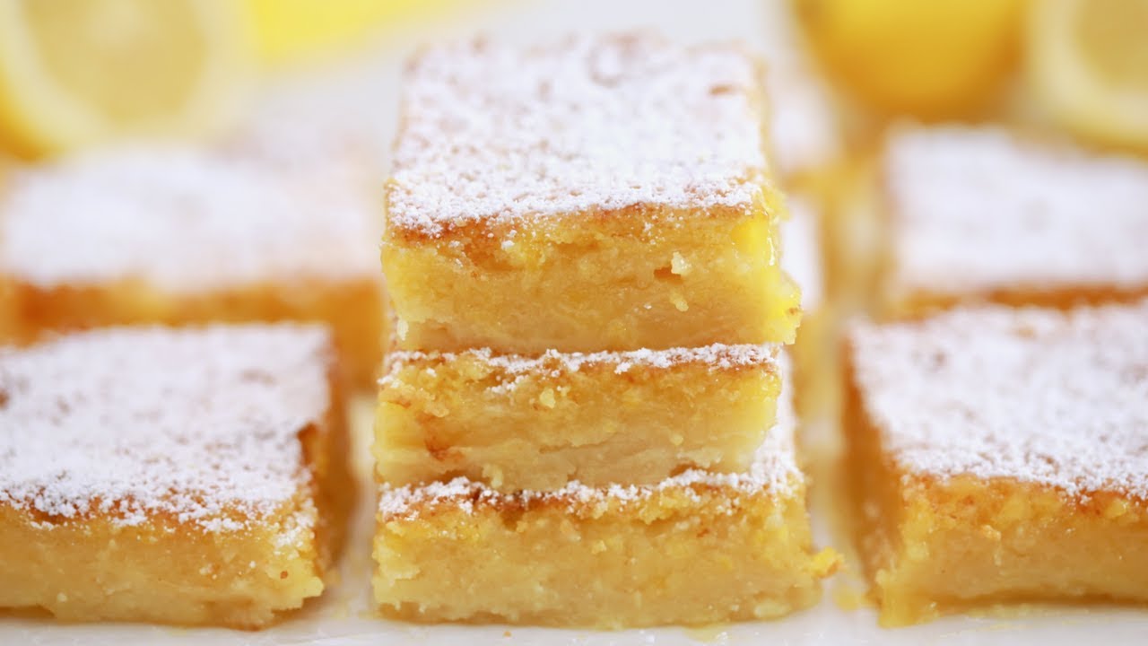 Brighten Up Your Day with Tangy & Rich Lemon Bars