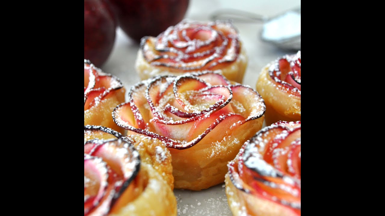 Rose Shaped Apple Baked Dessert by Cooking with Manuela