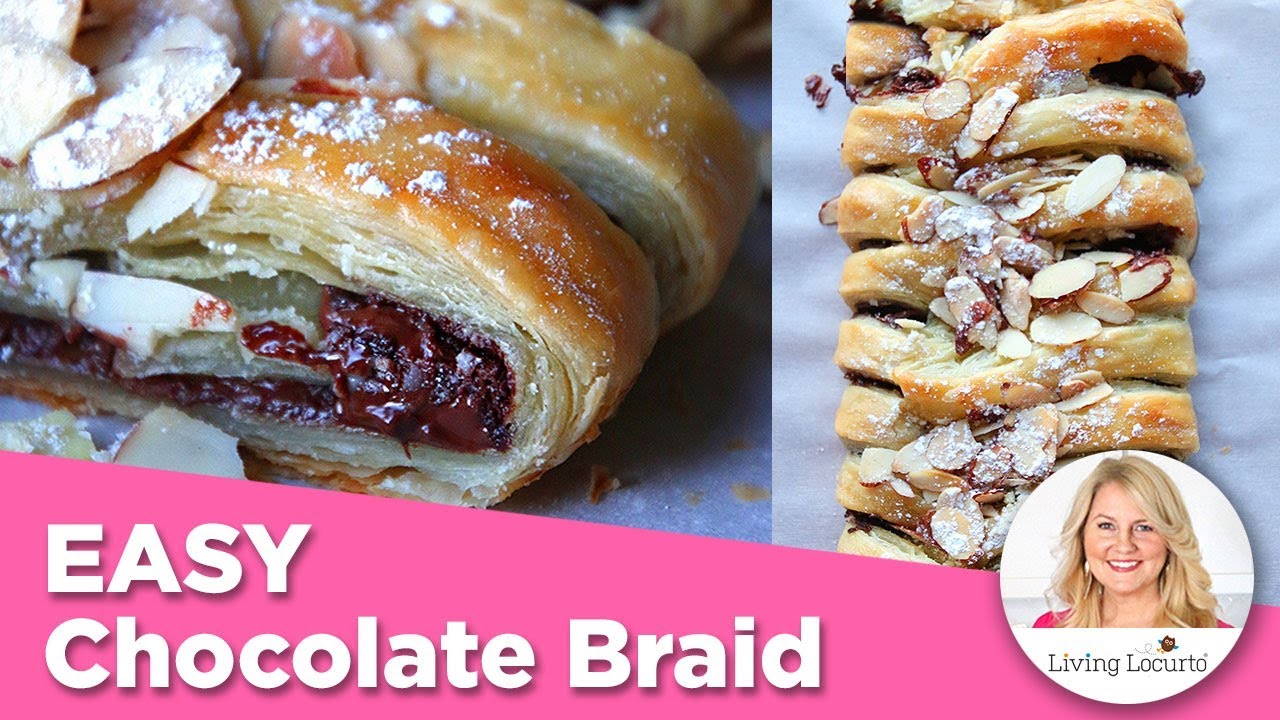 Chocolate Braid Recipe | Easy Puff Pastry Dessert