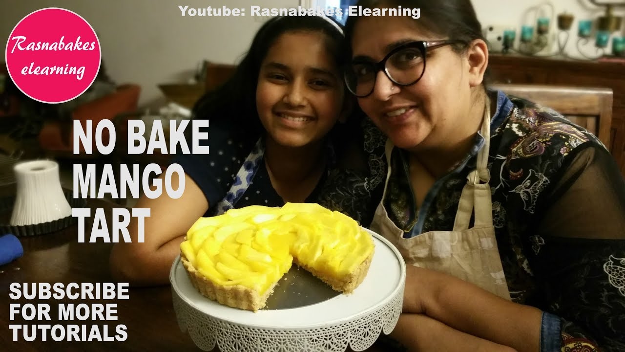 How to make No bake desserts:Mango Tart recipe