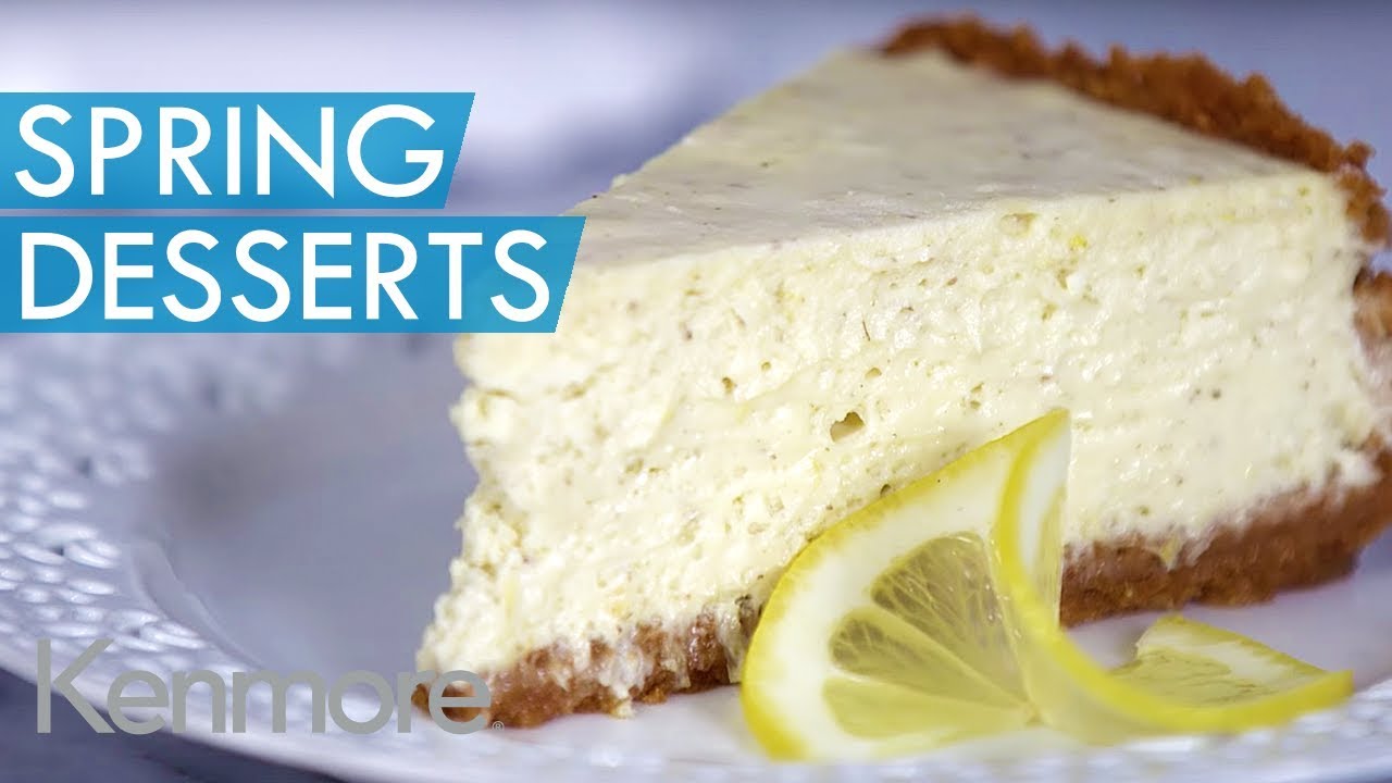 Spring Dessert Recipes: Lemon Lavender Cheesecake & Chocolate Mint Milkshake | Kenmore