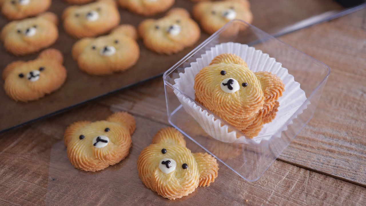 So Cute Teddy Bear Butter Cookie Recipe?