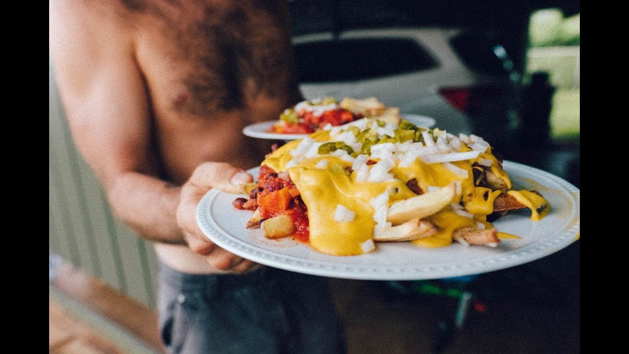 Vegan CHILI CHEESE FRIES Recipe + family day