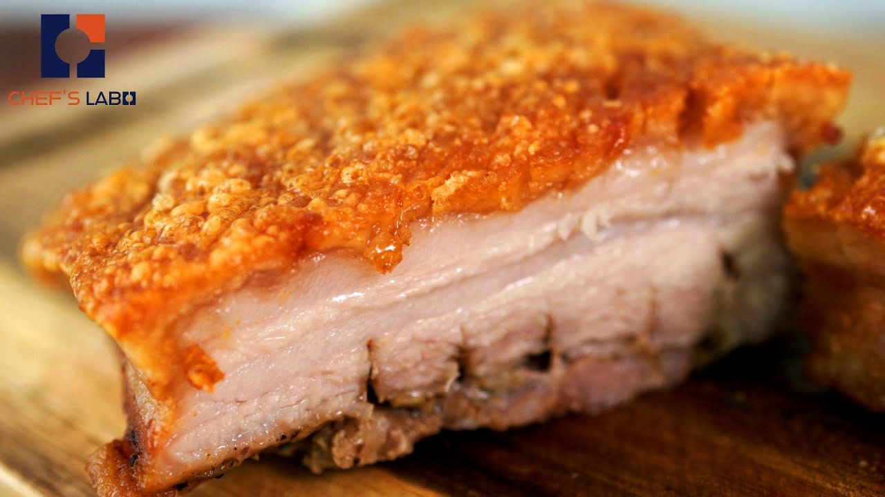 Easy Air Fryer Crispy Pork Belly that’s Ready in 1 Hour