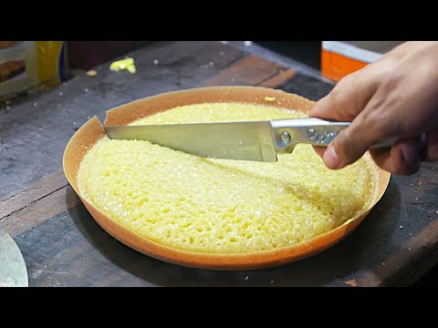 Indonesian Street Food – Chocolate Cheese Martabak Dessert