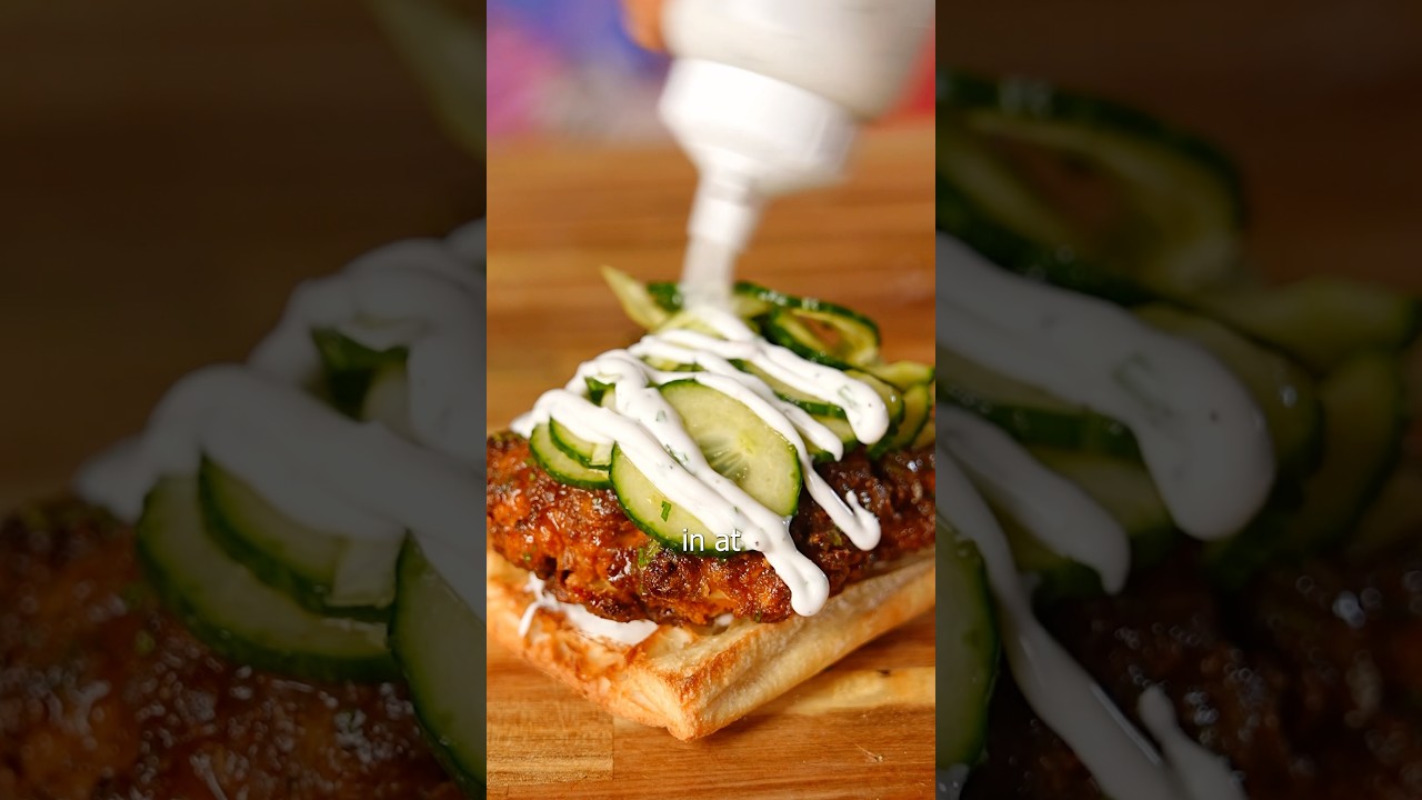 Cilantro lime chicken is the GOAT #chickensandwich #chickenrecipes