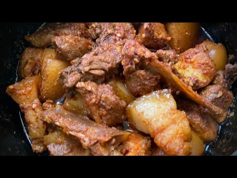 Cooking Tangkhul Style Pork Recipe | Easy & Tasty Pork Recipe || Naga Kitchen
