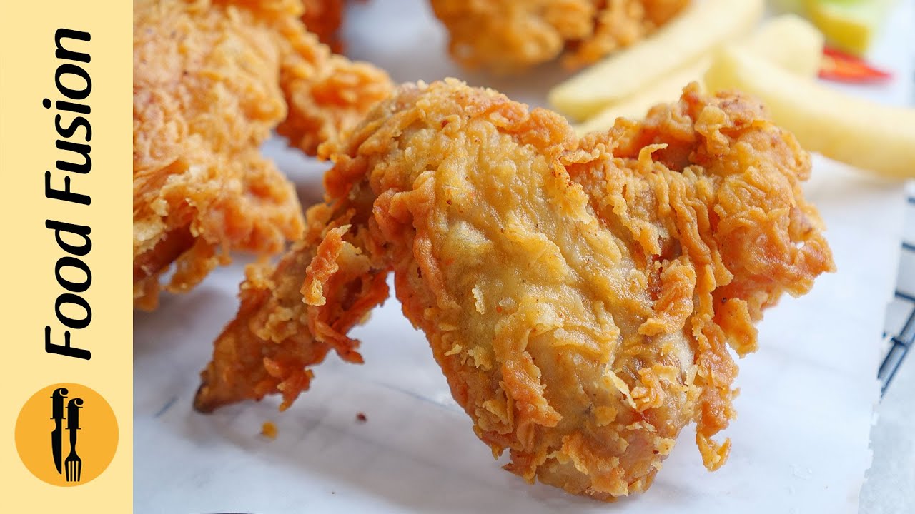 Extra Crispy Fried Chicken Wings Recipe by Food Fusion