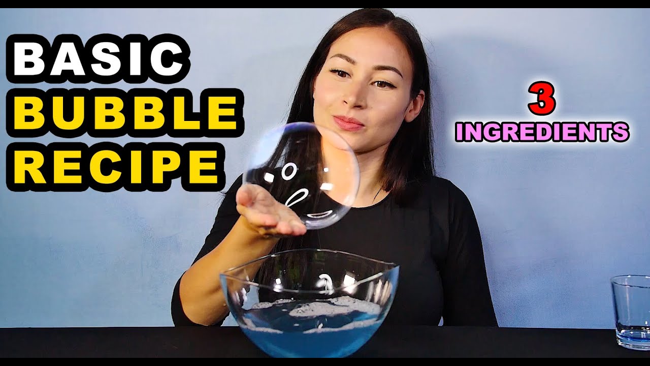 How to make a BASIC BUBBLE RECIPE