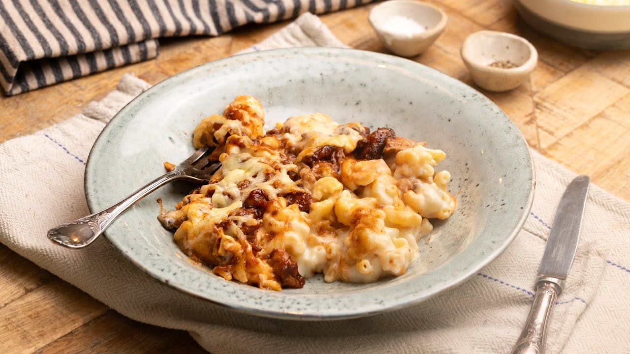 Our BBQ Pork Mac And Cheese Recipe Is Worth Serving To A Crowd