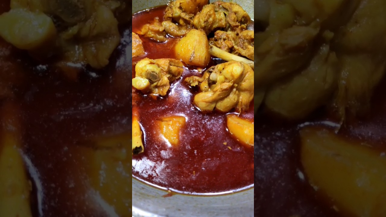 aloo diye chicken recipe #shorts