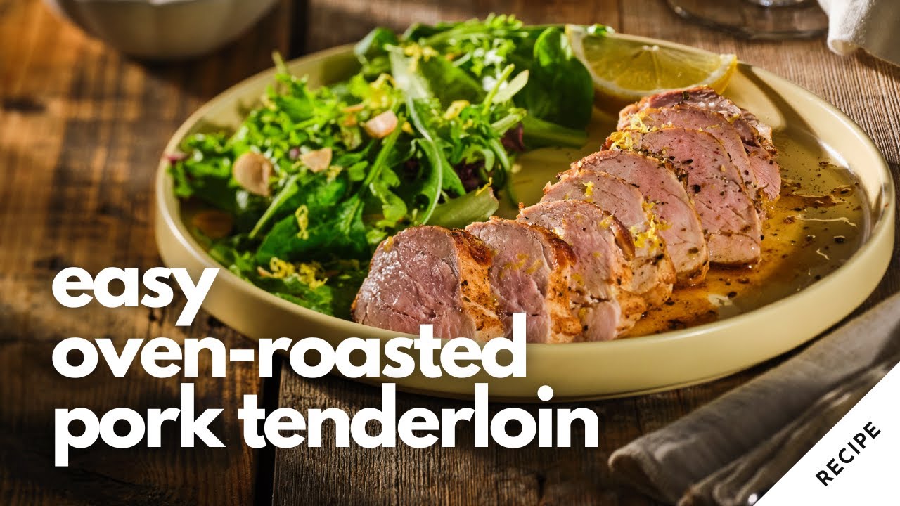 Easy Lemon Pepper Pork Tenderloin | Ontario Pork Recipes
