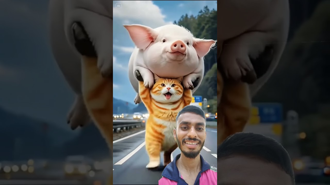 Today’s recipe: Barbecue pork #recipes #cuteanimal #catlovers #aiart #cat #cute #shortvideo #shorts