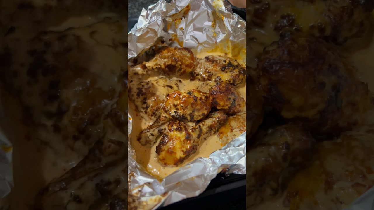 Nando’s style chicken is so much better in the air fryer – less clean up too!