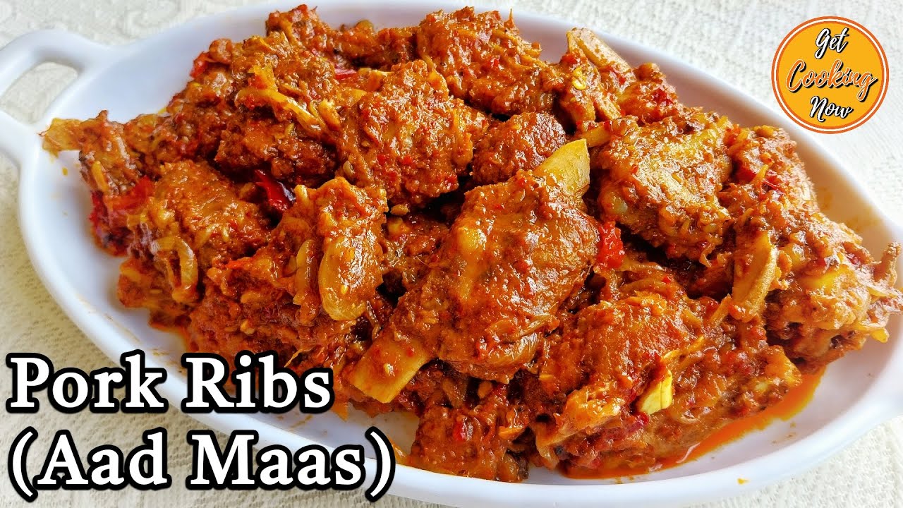 Best Goan Pork Aad Maas Recipe | How to  make tasty Pork Aad Maas | Pork Ribs Recipe | Pork Recipes