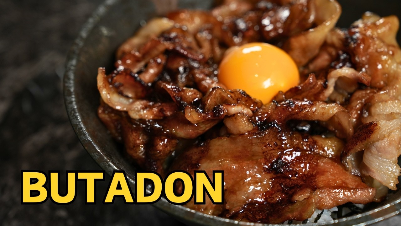 Make Perfect Butadon in 10 Minutes at Home! Easy Japanese Pork Rice Bowl !