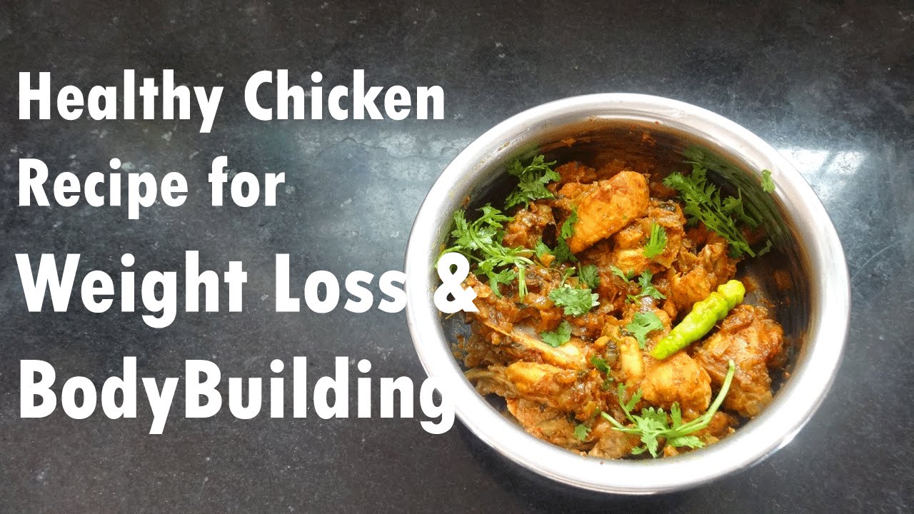 Easy Chicken Recipe for Weight Loss & Bodybuilders [Healthy Version]