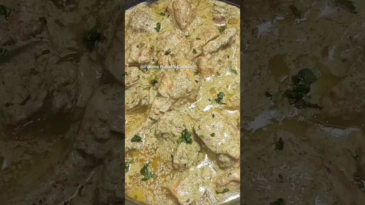 Afghani Chicken With Delicious Gravy#afghanichicken #creamychickencurry#chicken #chickengravy#shorts