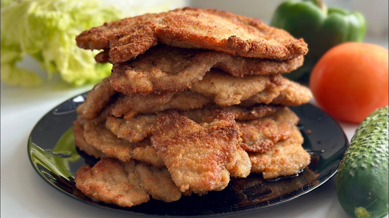 Simple Pork Schnitzel Recipe | My family can’t stop eating this