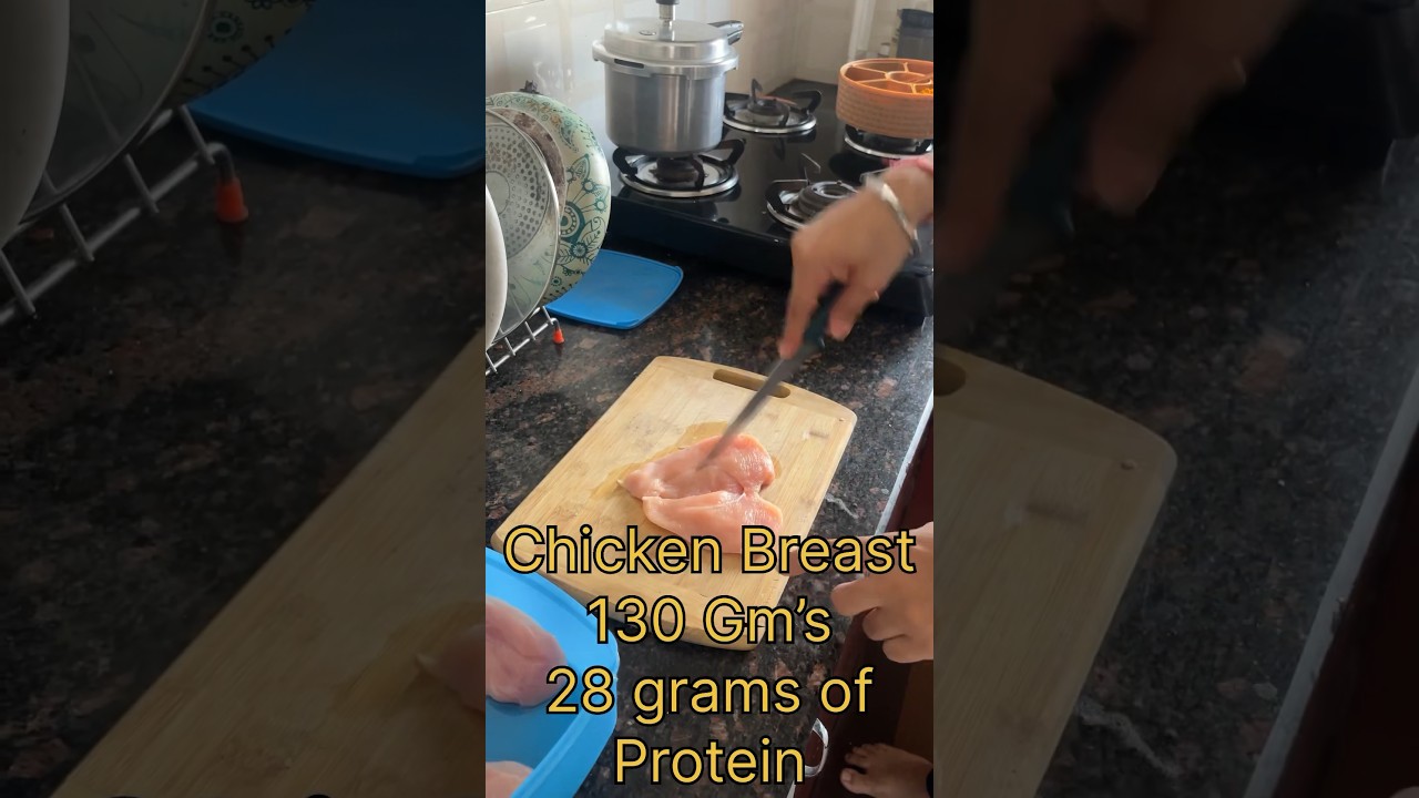 Easy High Protein Chicken breast recipe. #chickenrecipe #health #gym #workout #food #foodie #foodies