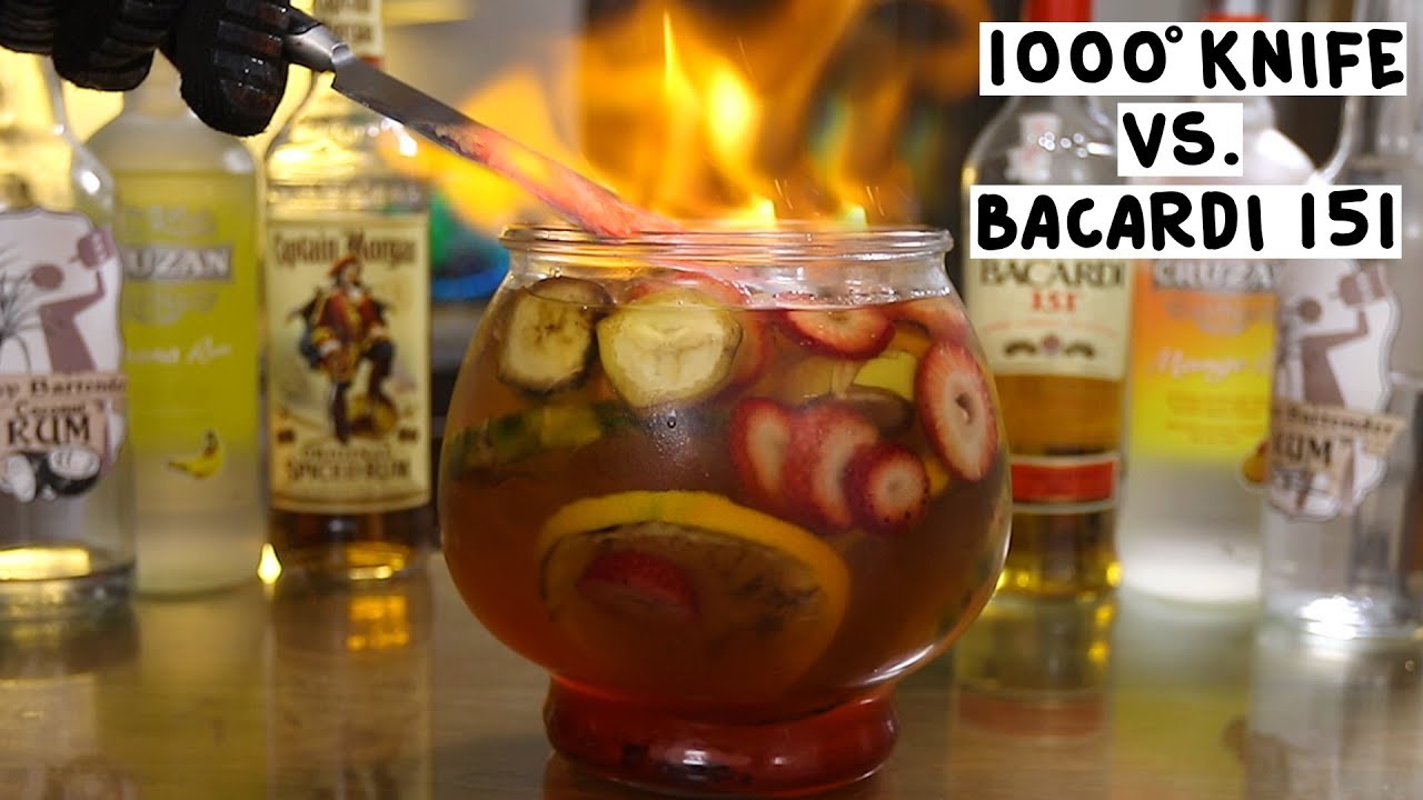 1000 Degree Knife vs  Bacardi 151