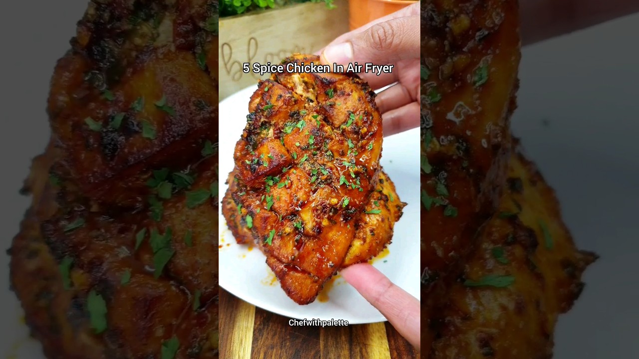 Only 5 Spice Chicken Breast Recipe In Air Fryer !