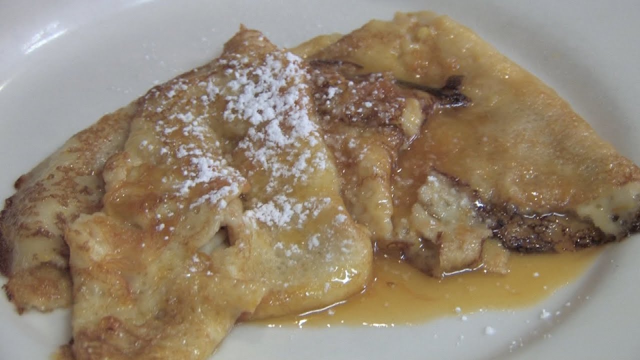 Crêpes suzette dessert recipe