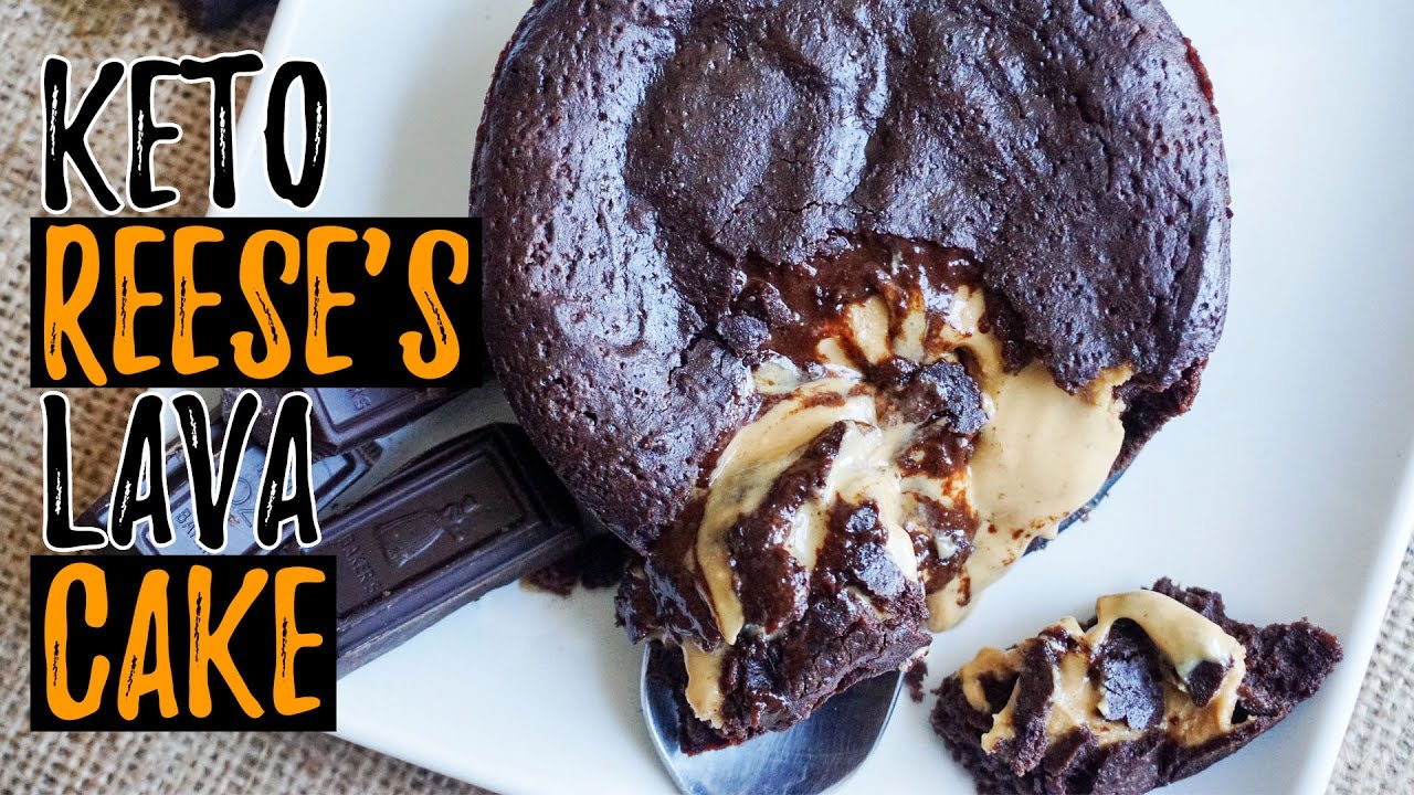 Low Carb Lava Cake | Reese’s Chocolate Peanut Butter | Keto Dessert