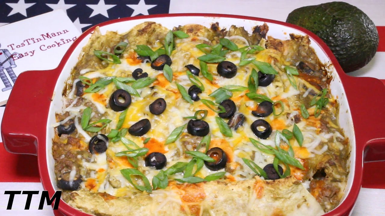 How to Make Ground Beef Enchiladas~Best Ground Beef Recipes~Toaster Oven Recipe