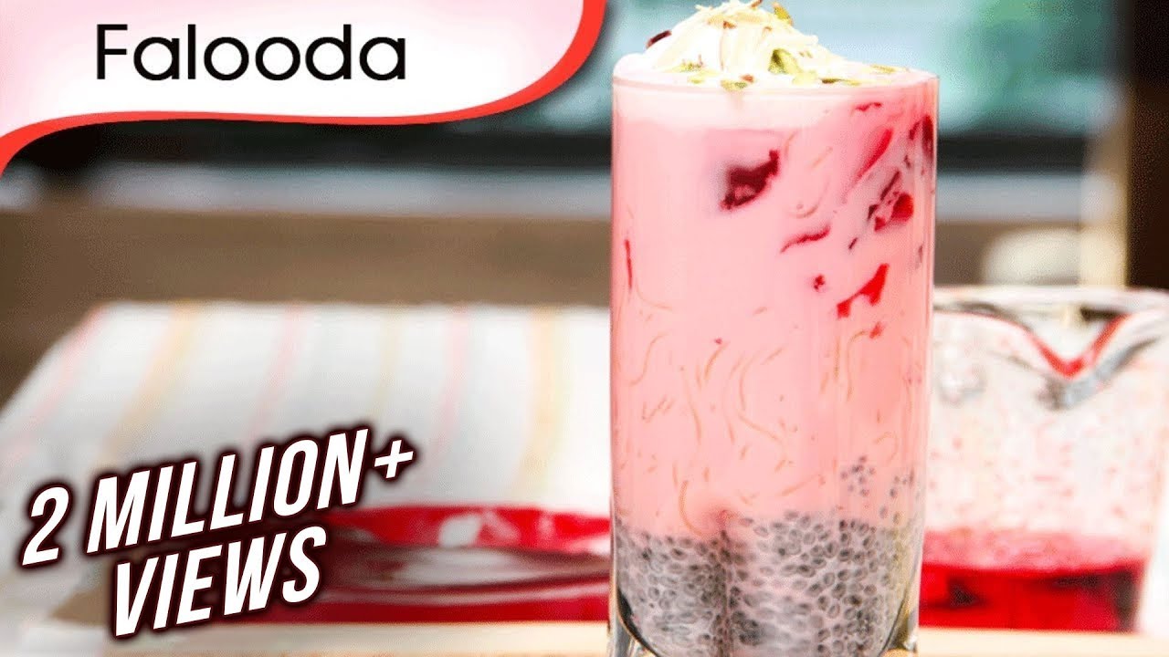Falooda – Refreshing Cold Beverage – Sweet Dessert Recipe By Ruchi Bharani