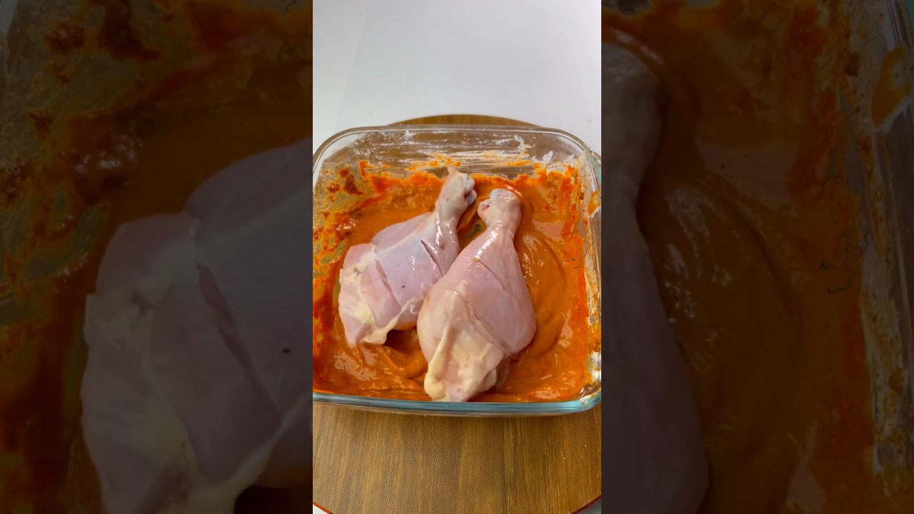 Juicy Chicken Leg Piece Recipe ASMR #shorts