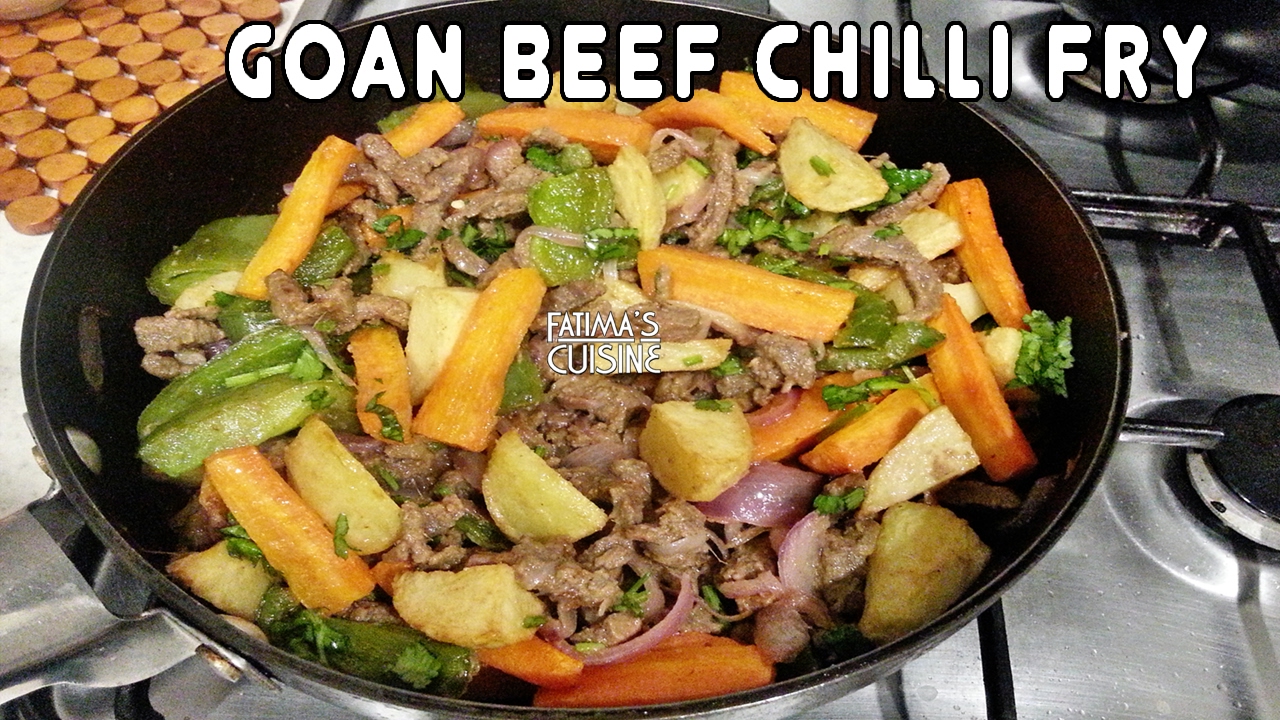 Goan Beef Chilli Fry Recipe | Beef Chilly Fry Goan |Chili Beef Stir Fry Recipe | Goan Beef Recipes