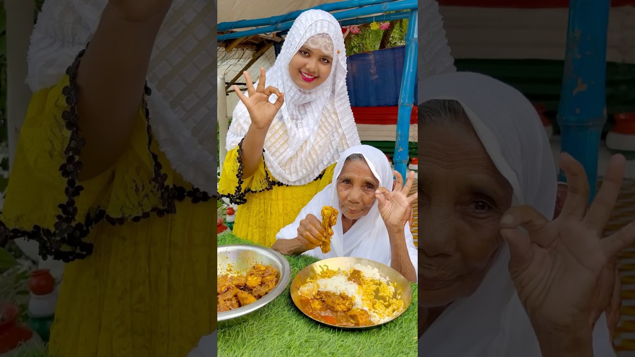 Muslim girl cooking chicken kosa #recipe #cooking #chicken #trending