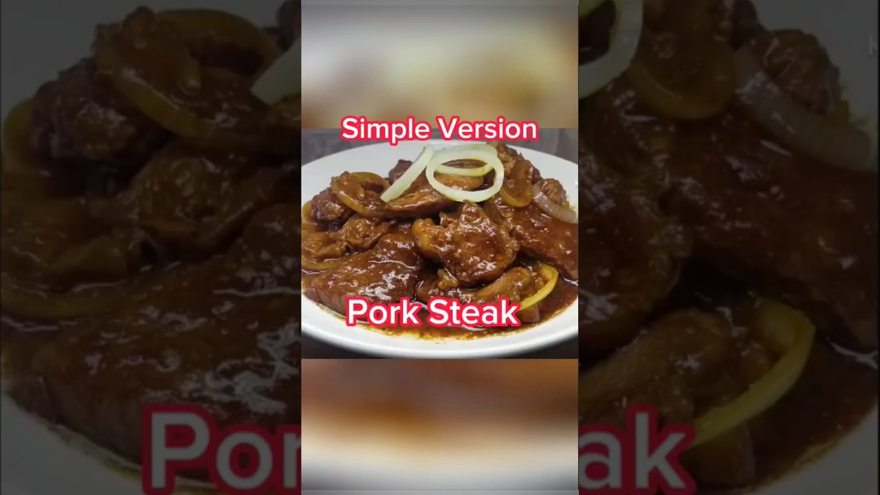 Pork Steak Simple version #delicious #quick #cooking #pork #food #simple #recipe #yummy