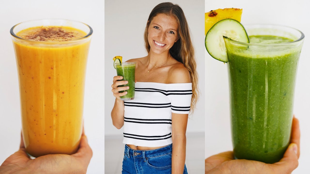 3 EASY SMOOTHIE RECIPES TO IMPROVE YOUR HEALTH | Tasty & Vegan
