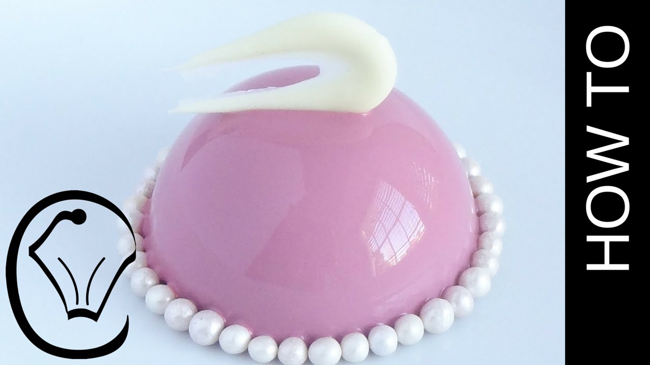 Black Forest Cheesecake Mousse Dome with Shiny Mirror Glaze Entremet by Cupcake Savvy’s Kitchen