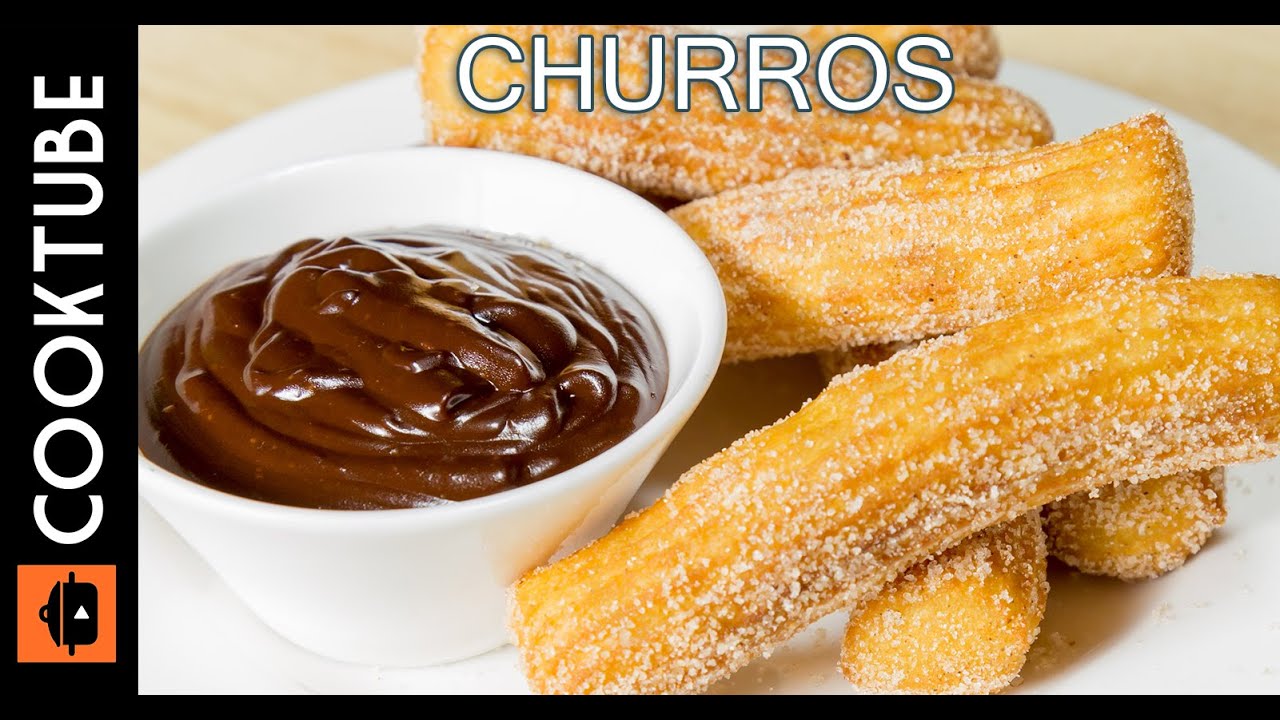 Churros with Chocolate Sauce Recipe | How to Make Churros?