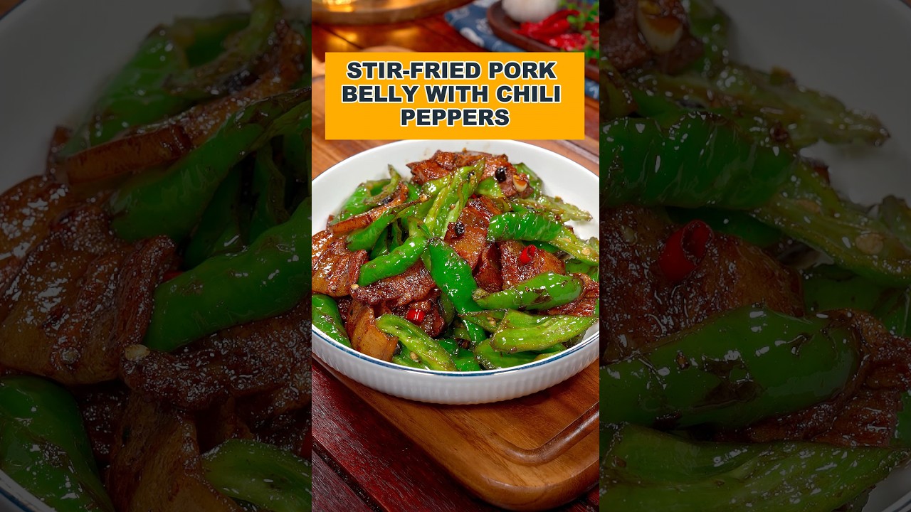Tasty Tutorials | How to Make Spicy Stir-Fried Pork Belly with Peppers