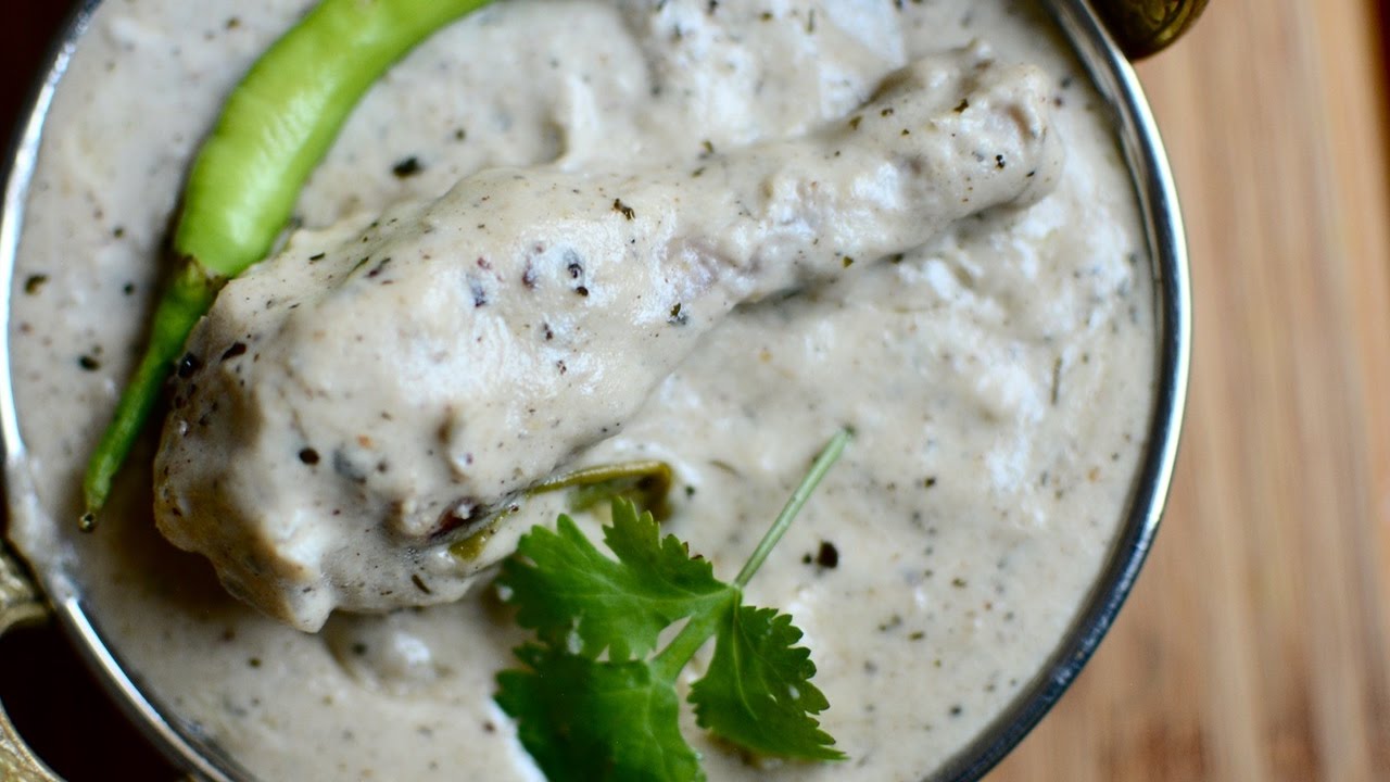 Malai Chicken Recipe | Creamy White Chicken Gravy Recipe