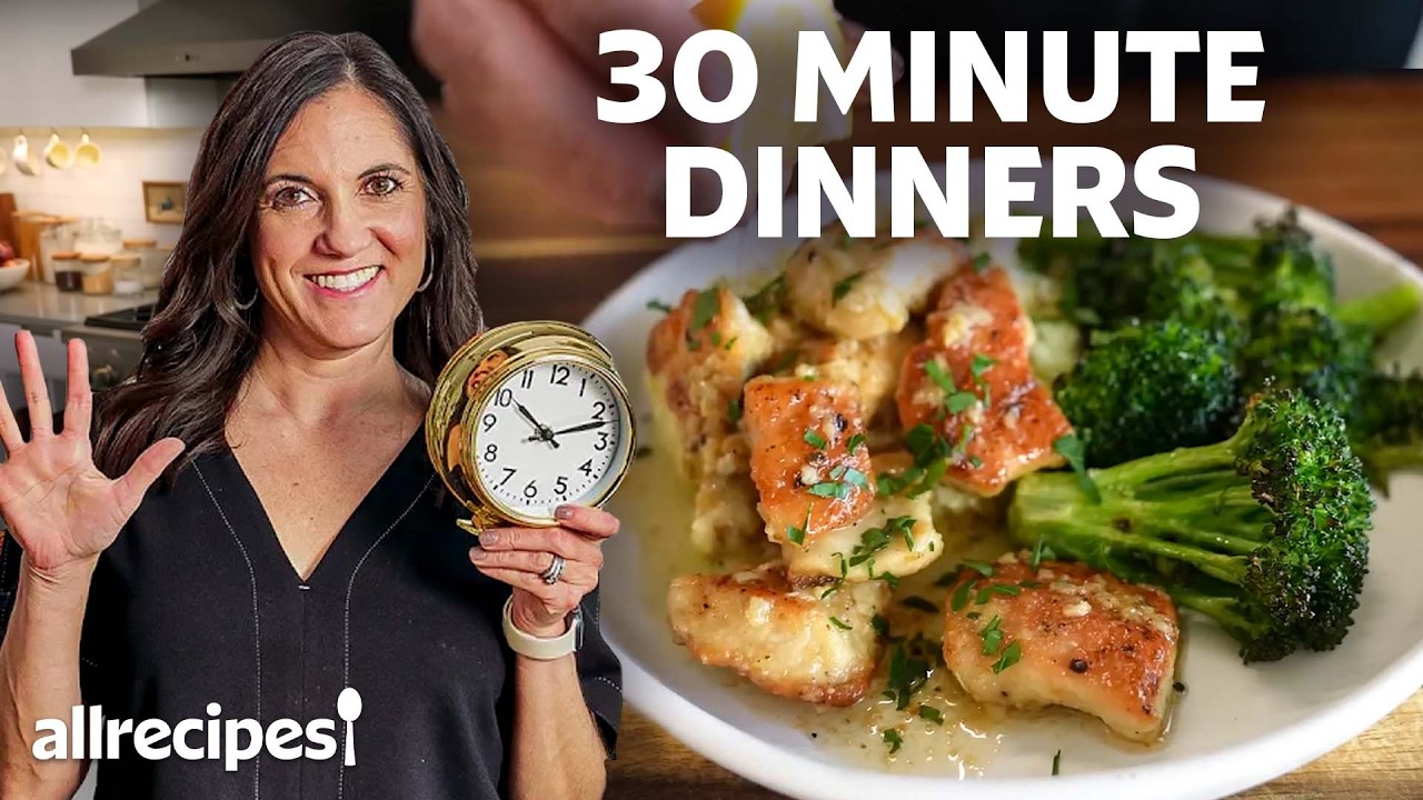5 Easy 30-Minute Dinner Ideas (Garlic Butter Chicken Bites, Bang Bang Salmon & More) | Allrecipes