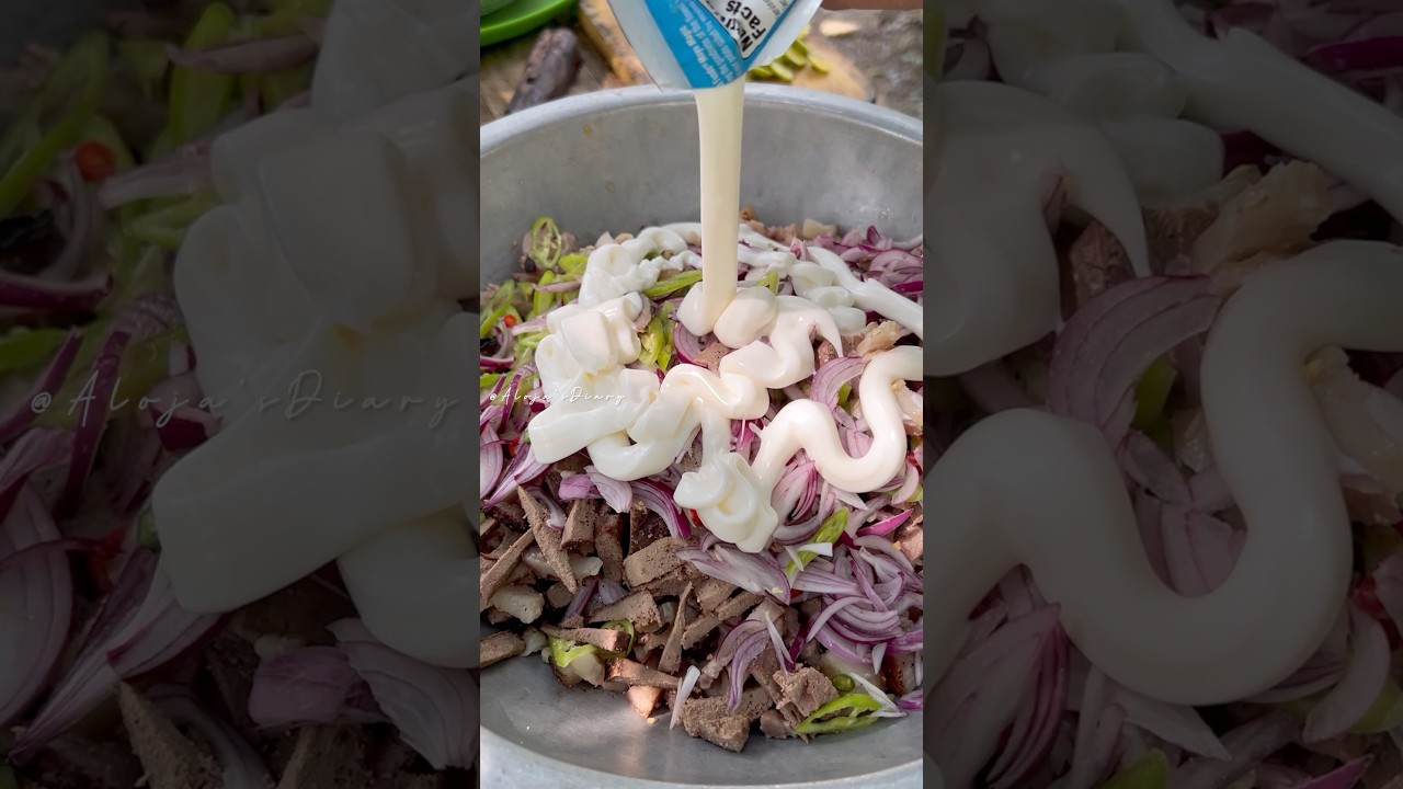 PORK DINAKDAKAN WITH MAYO RECIPE #shorts