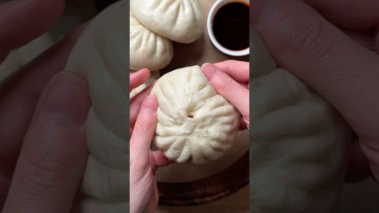 Making steamed buns without pork