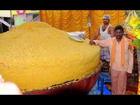 RECORD BREAK RECIPE: OH MY GOD!! 500 KGS LADDU | 500 Kgs Single Piece Ancient Indian Dessert Recipe