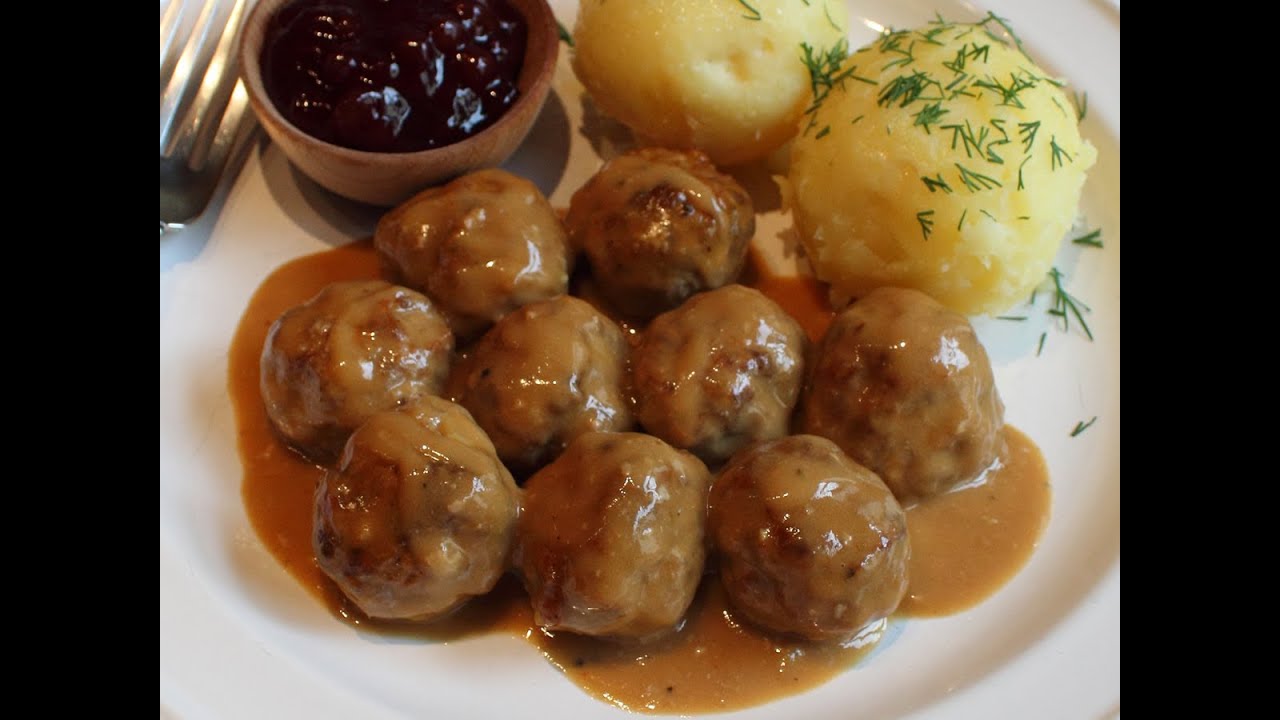 Swedish Meatballs Recipe — Beef & Pork Meatballs with Creamy Brown Gravy