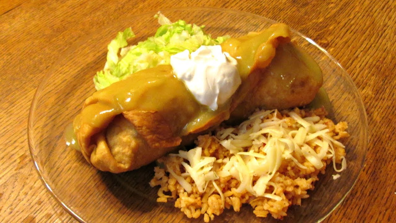 Deep Fried Beef Chimichanga – PoorMansGourmet
