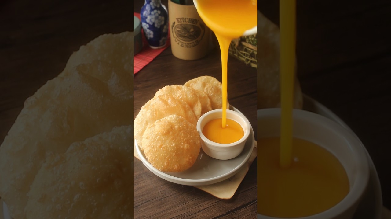 Aamras Puri 🥭🤤♥️ || Day 4 of 30 days mango Challge #mango #recipe #30dayschallenge #chefhafsa