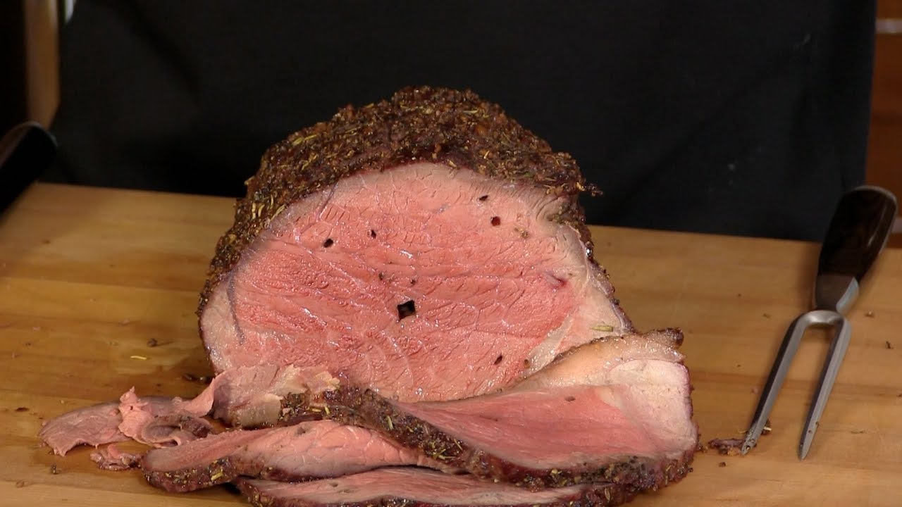 Rotisserie Roast Beef Recipe on the Big Green Egg